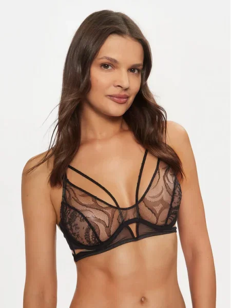 Chantelle X Podprsenka s kosticami Ester Manas čierna