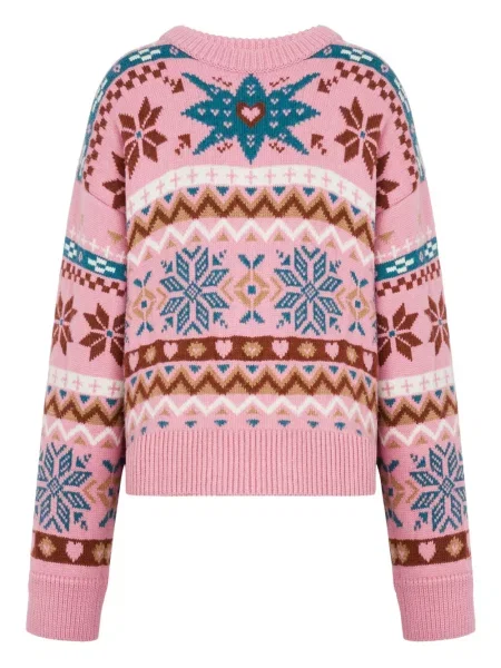 Pulover Moschino de lână roz