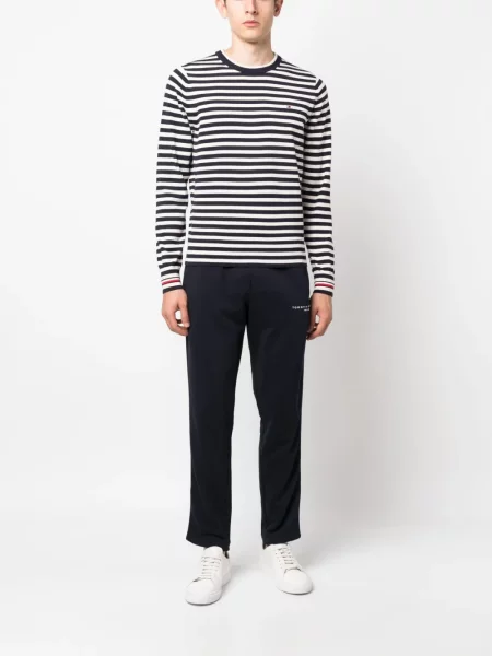 Raštuotos kelnės Tommy Hilfiger mėlyna