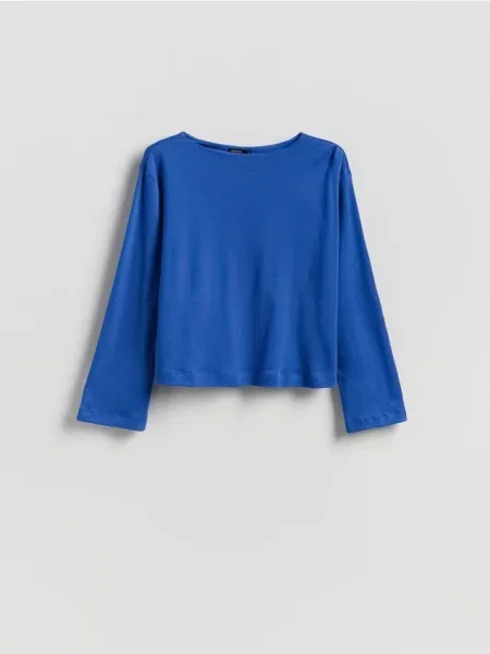 Reserved longsleeve niebieski