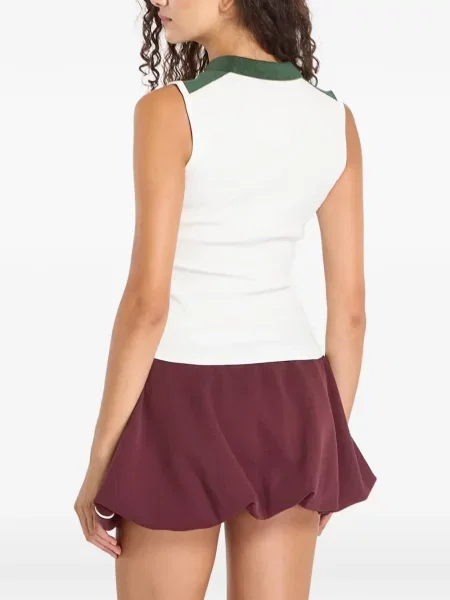 Pantaloni Nike cu bretele alergare fără mâneci alb