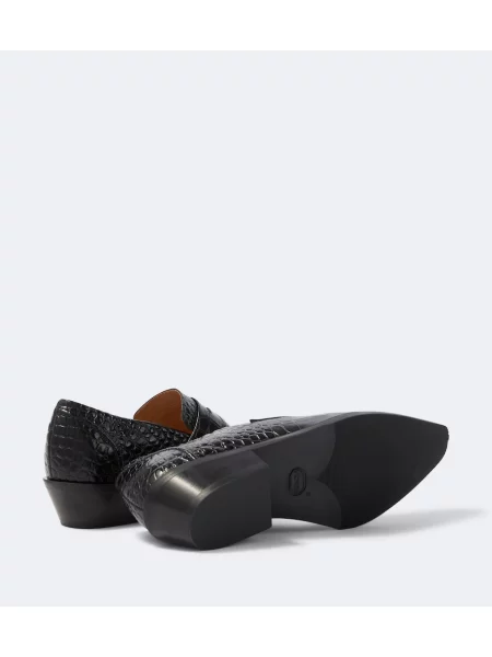 Pantofi loafer Our Legacy din piele negru