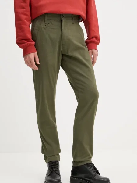 Kalhoty G-Star Raw přiléhavé zelená