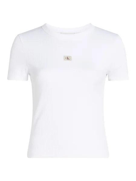 Tričko Calvin Klein Jeans biela