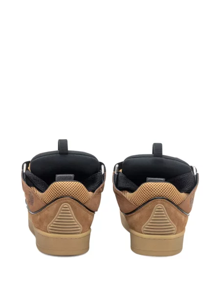 Fűzős csipkés sneaker Lanvin barna