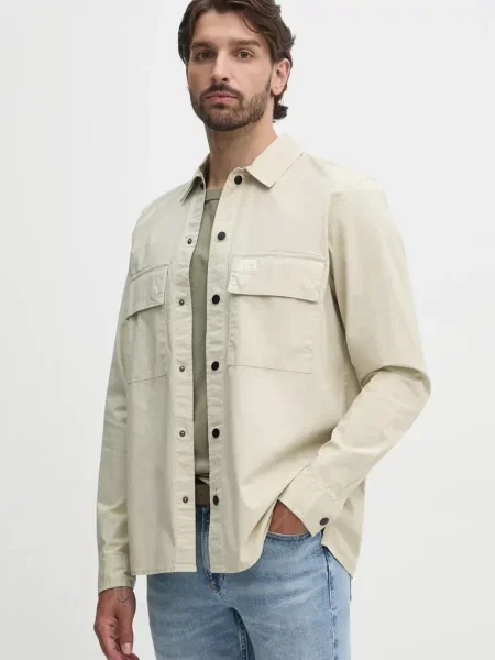 Calvin Klein Jeans Πουκάμισο μπεζ