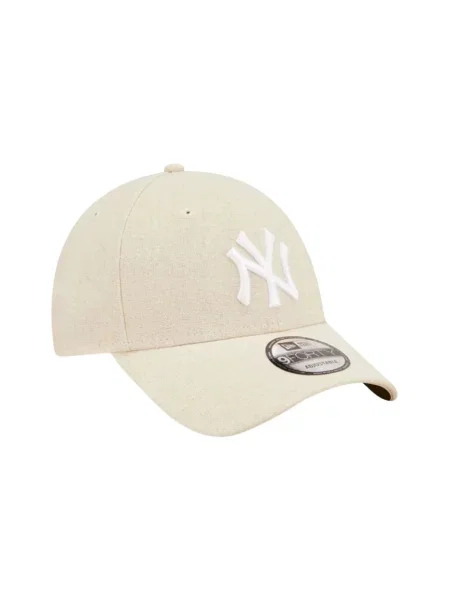 Czapka z daszkiem New Era beżowa