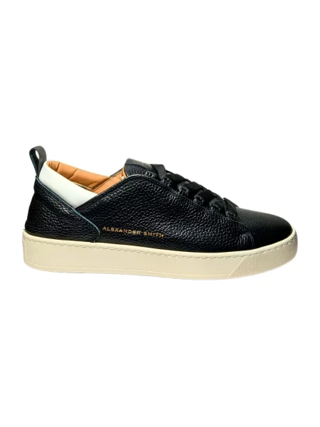 Sneakersy Alexander Smith skórzane czarne