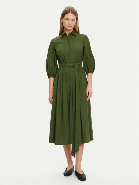 Weekend Max Mara Rochie tip cămașă Kenita verde