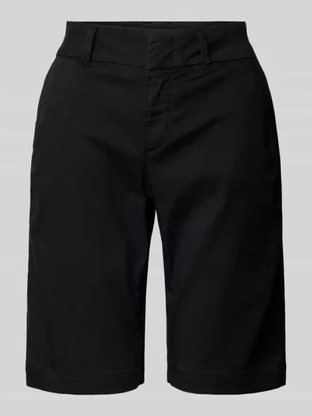 Bermudy z wpuszczanymi w stylu francuskim Angels czarne