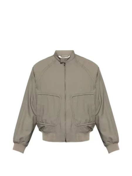 Geacă Emporio Armani de lână gri