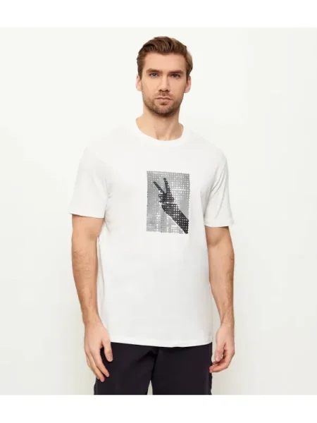 Armani Exchange Tricou alb