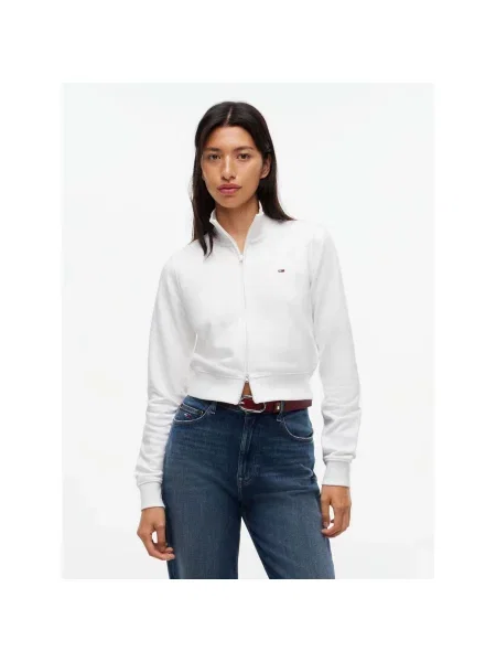 Tommy Jeans Hanorac alb