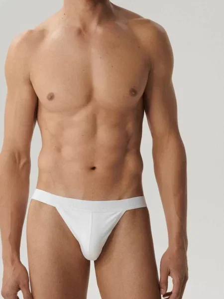 Мужские трусы танга білі