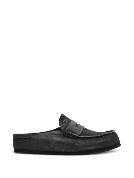 Papuci tip mules Birkenstock gri