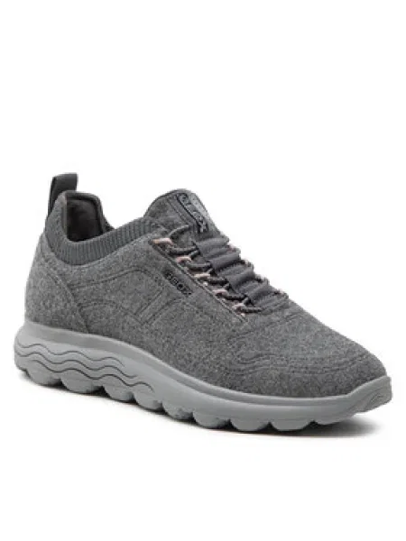 Sneakerși Geox gri