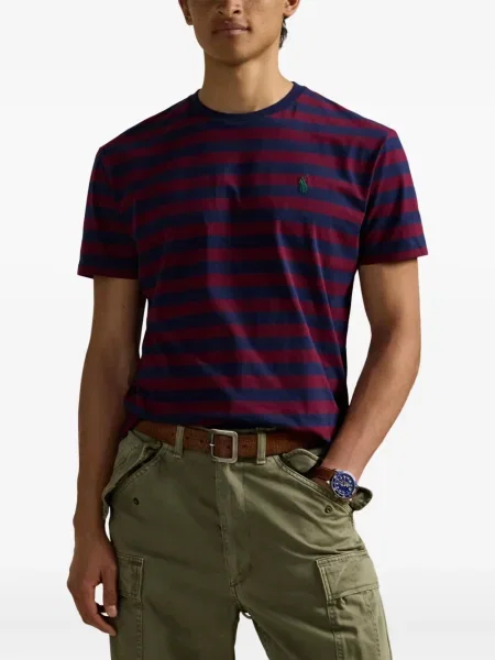 Μικρός κασκέτο Polo Ralph Lauren με χαμηλή μέση υφαίνω διαγωνίως πράσινο