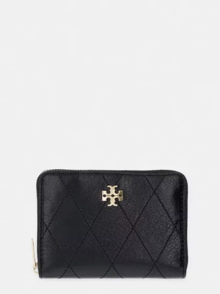 TORY BURCH De piele portofel Charlie negru