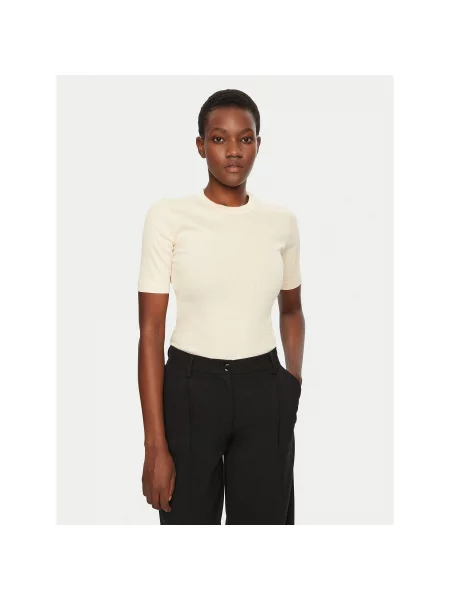 IVY OAK Футболка Kristin Slim Fit бежевий