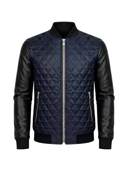 Яке тип бомбър Yes London ватирана синьо