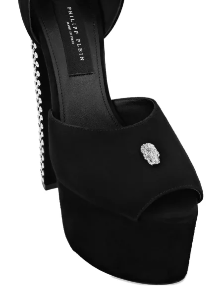 Sandale Philipp Plein cu platformă negru