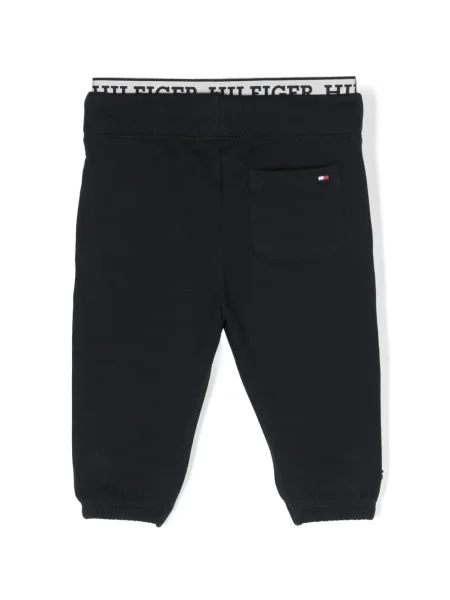 Dětské kalhoty Tommy Hilfiger modré