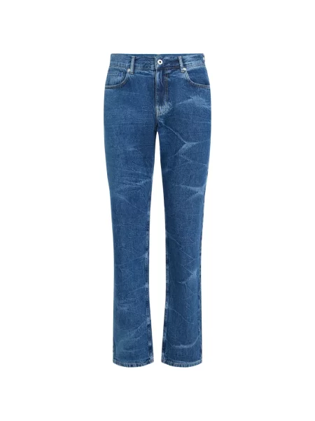 Blugi Karl Lagerfeld Jeans cu 5 buzunare albastru