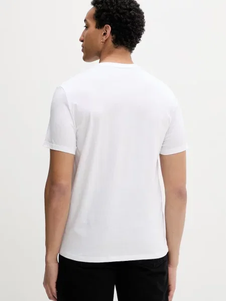 T-shirt z okrągłym dekoltem i logo Ck Calvin Klein biała