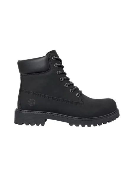 Buty do kostki Lumberjack skórzane czarne