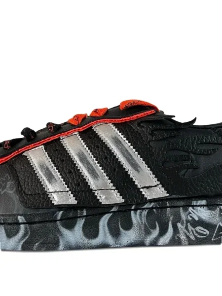 Sneakerși Adidas Superstar cu imagine cu model camuflaj negru