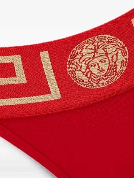 Chiloți tanga Versace roșu