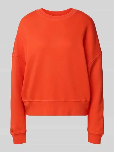 Bluza o kroju oversized z mieszanki bawełny Juvia czerwona