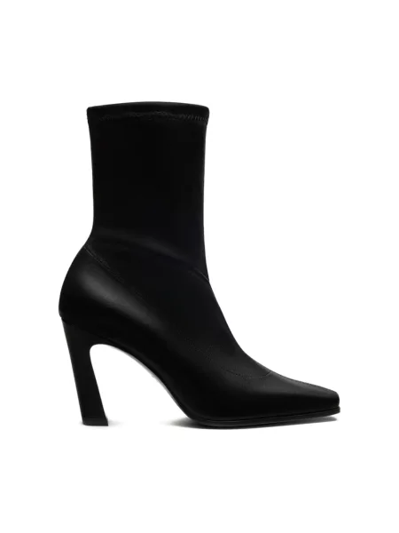 Botki Stuart Weitzman skórzane czarne