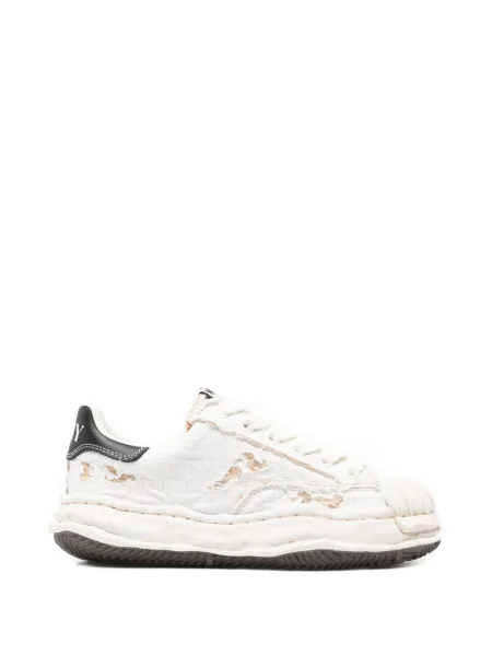 Sneakerși Maison Mihara Yasuhiro zdrențuiți alb