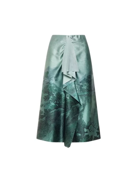 Spódnica midi Pierre Louis Mascia zielona