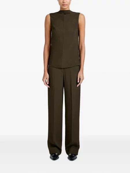 Pantaloni Proenza Schouler maro