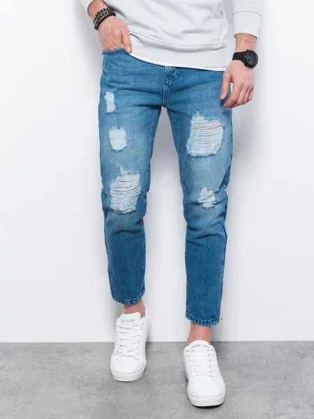 Blugi Ombre albastru