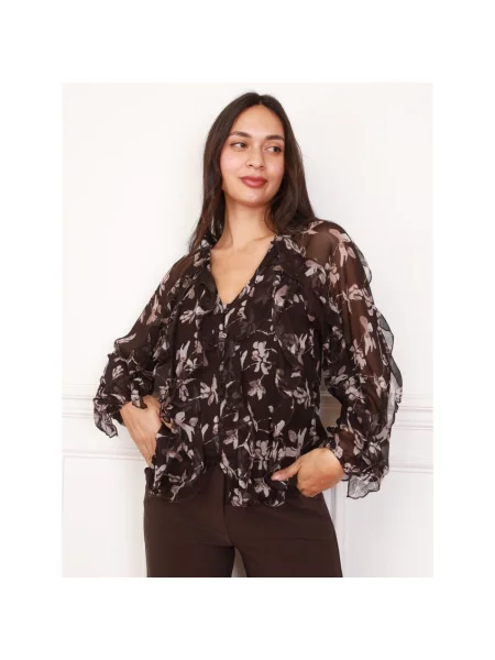 Top La Modeuse smeđa