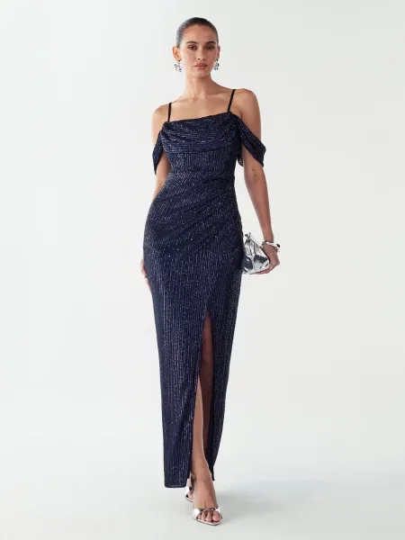 BWLDR Rochie Amaliah închis albastru