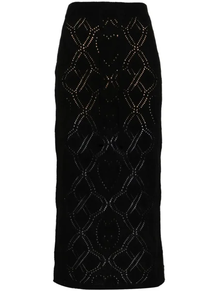 Fustă Twinset tricotate negru