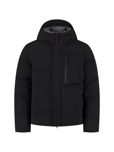 Geacă Parajumpers cu glugă cu autograf negru