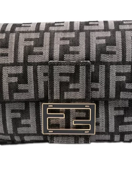 Geantă tip baghetă Fendi Baguette negru