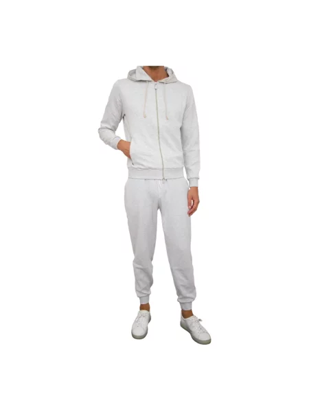 Bluza z kapturem Eleventy z kapturem szara
