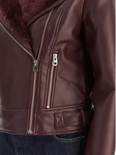 Vero Moda Műbőr dzseki Hailey lila