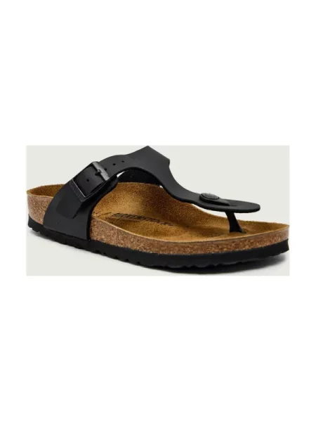 Bőr papucs Birkenstock fekete