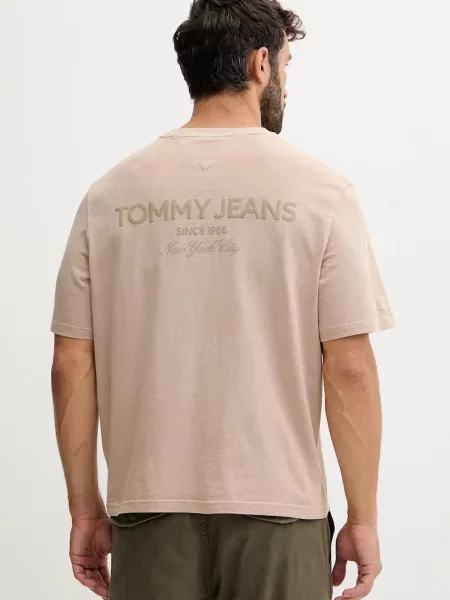 Tommy Jeans kratka majica rjava