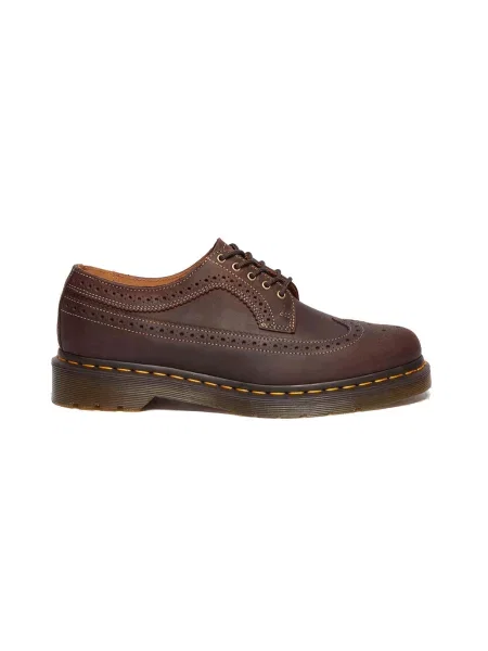 Półbuty Dr. Martens skórzane brązowe