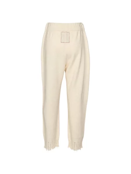 Pantaloni Uma Wang cu cordon alb
