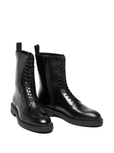 Botine Vagabond cu șireturi cu platformă din dantelă negru