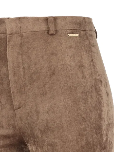 Pantaloni Gucci cu autograf maro